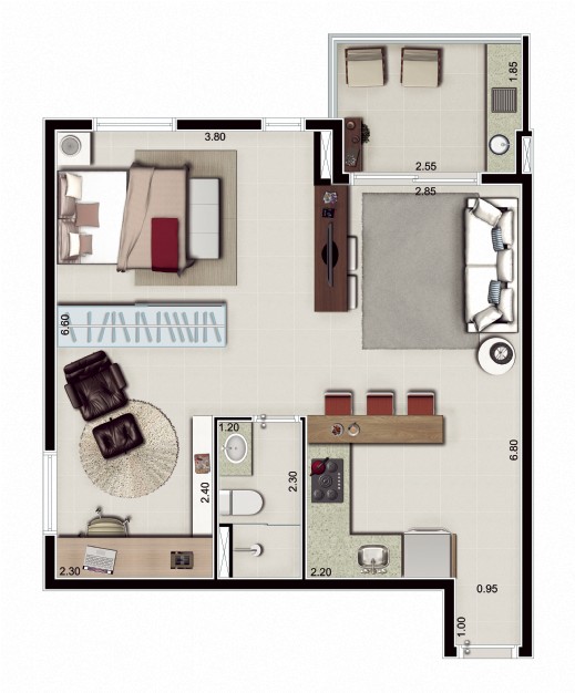 Unique Home Studio em Costa e Silva, Porto Velho – foto 25
