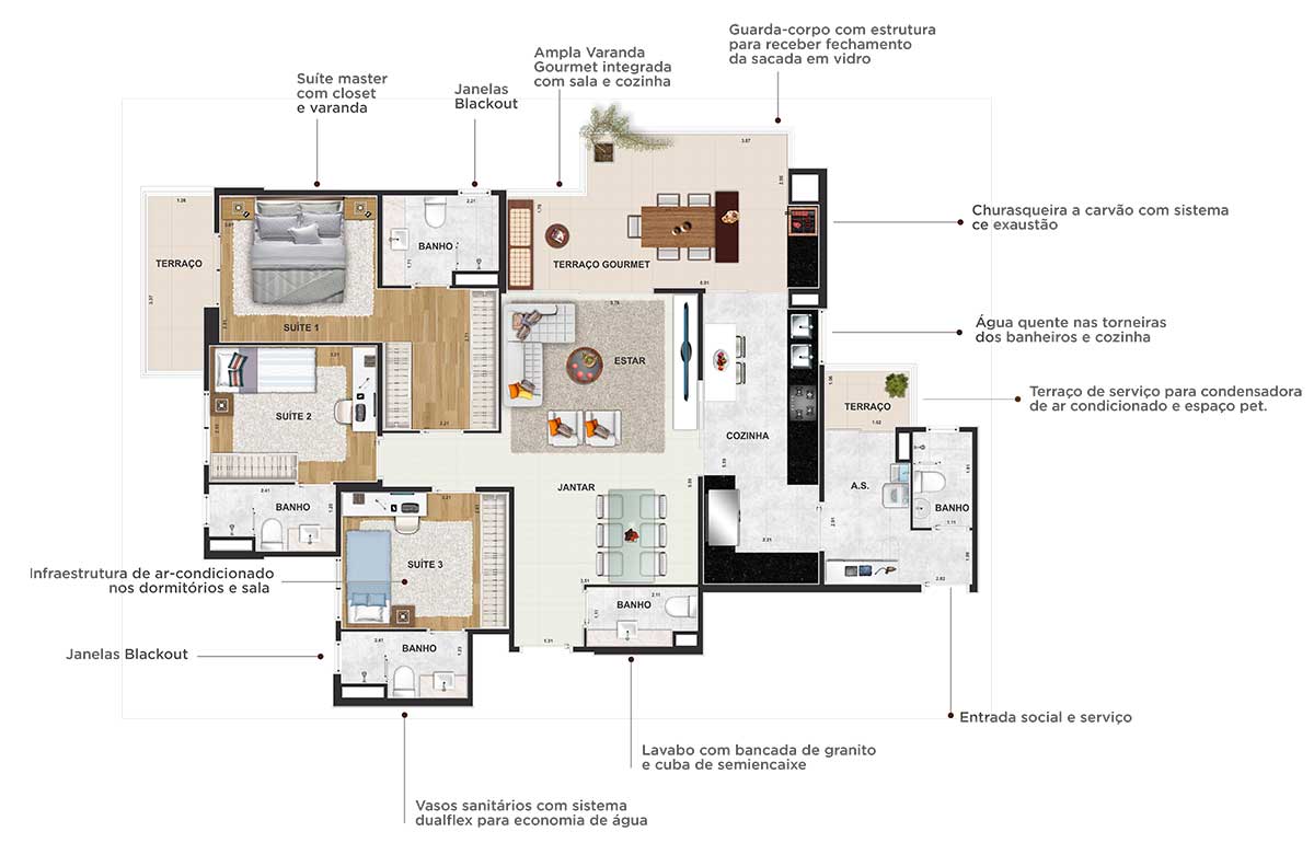 Residencial Villa Antinori em Vila Assunção, Santo André – foto 27