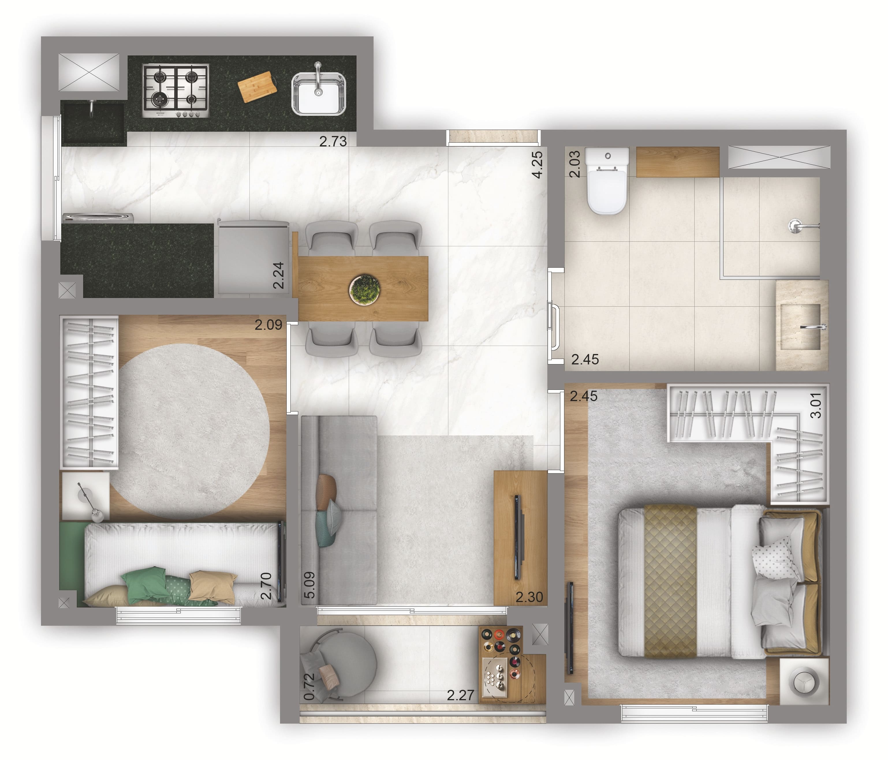 Living In Nova Klabin em Nova Klabin, São Paulo – foto 18