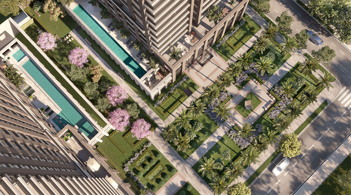 Praça Lindenberg Macurapé em Itaim Bibi, São Paulo