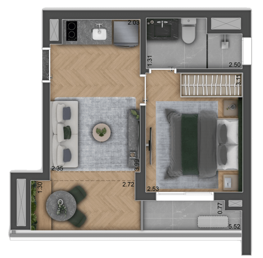 Haus Mitre Edition NY Soho Apartments em Brooklin, São Paulo – foto 22