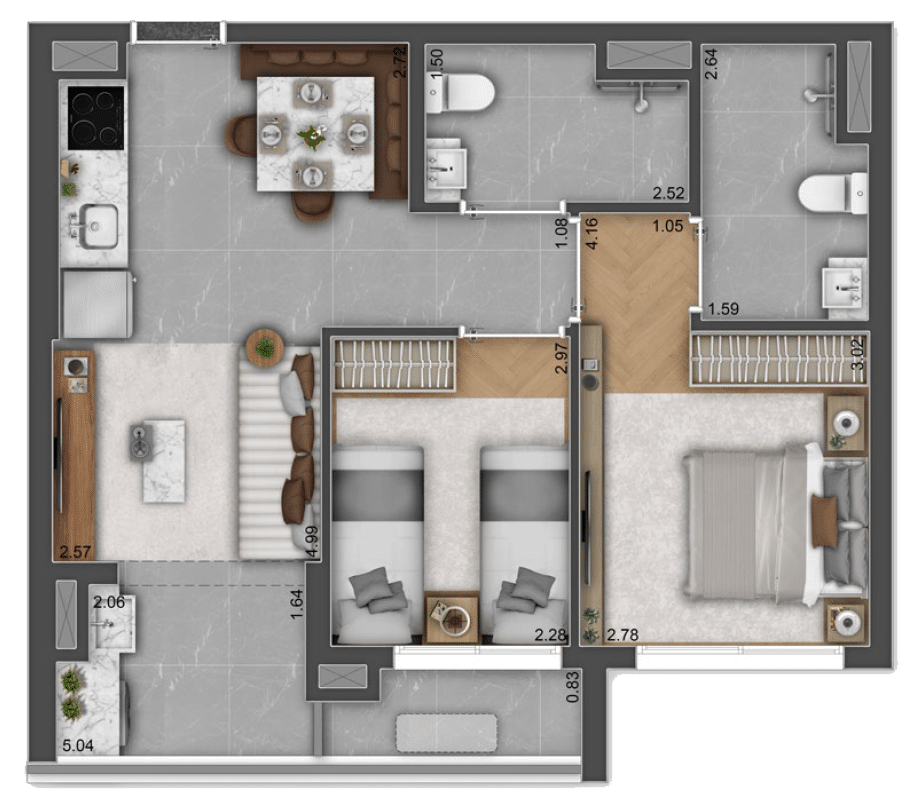 Haus Mitre Edition NY Soho Apartments em Brooklin, São Paulo – foto 23