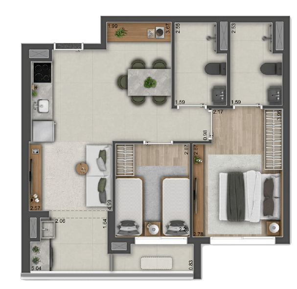 Haus Mitre Edition NY Soho Apartments em Brooklin, São Paulo – foto 25