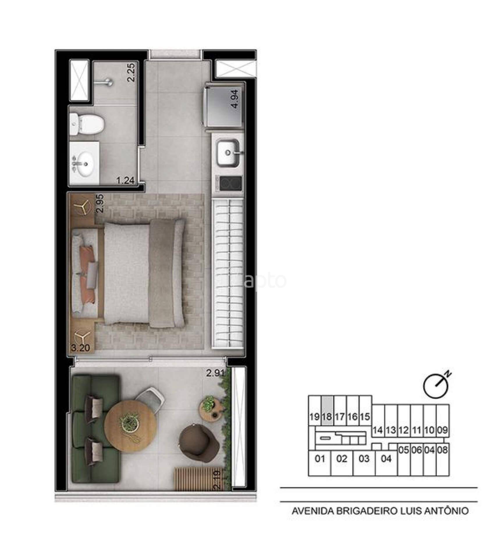 Duo Lifestyle by Helbor em Jardim Paulista, São Paulo – foto 16
