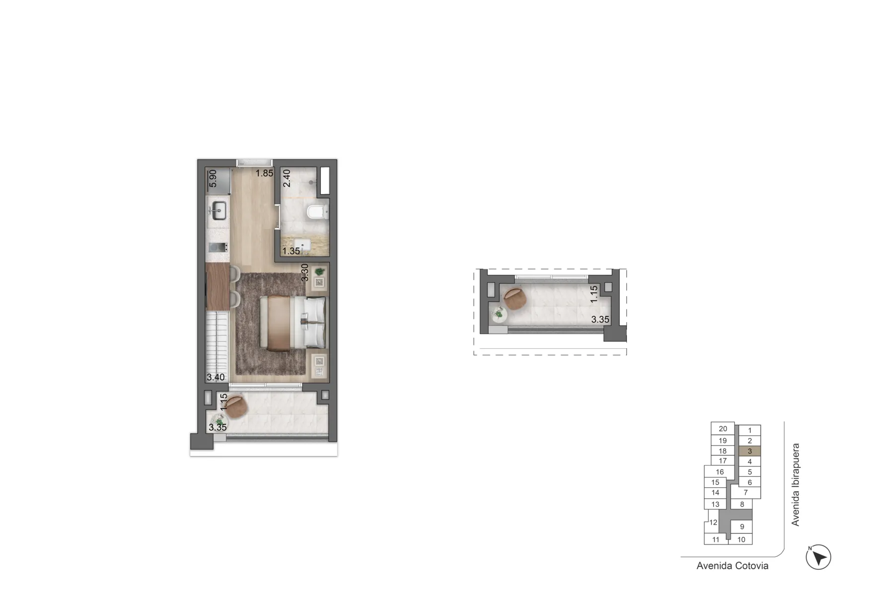 LIS Moema Studios | Île Saint-Louis em Moema, São Paulo – foto 14