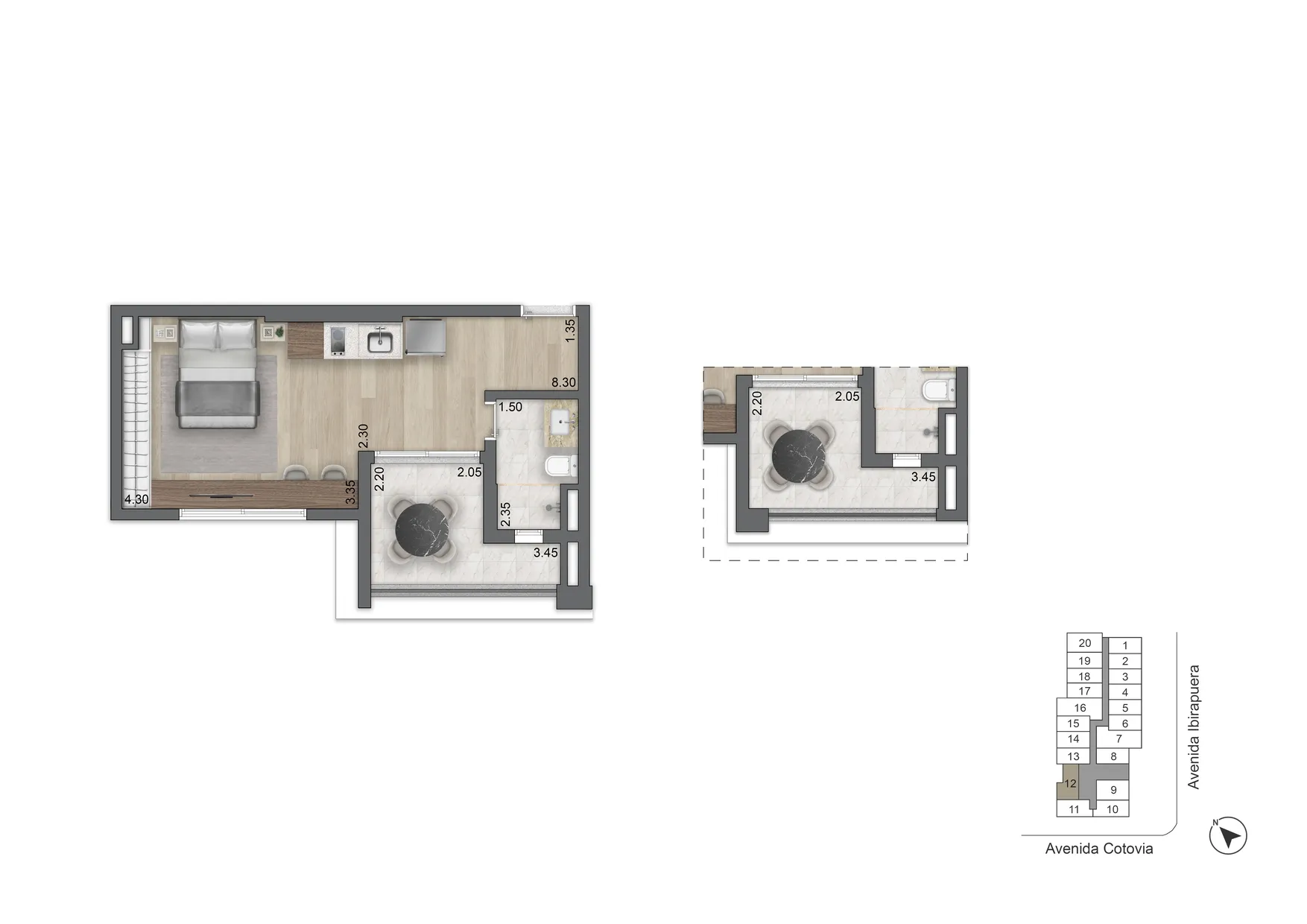 LIS Moema Studios | Île Saint-Louis em Moema, São Paulo – foto 16