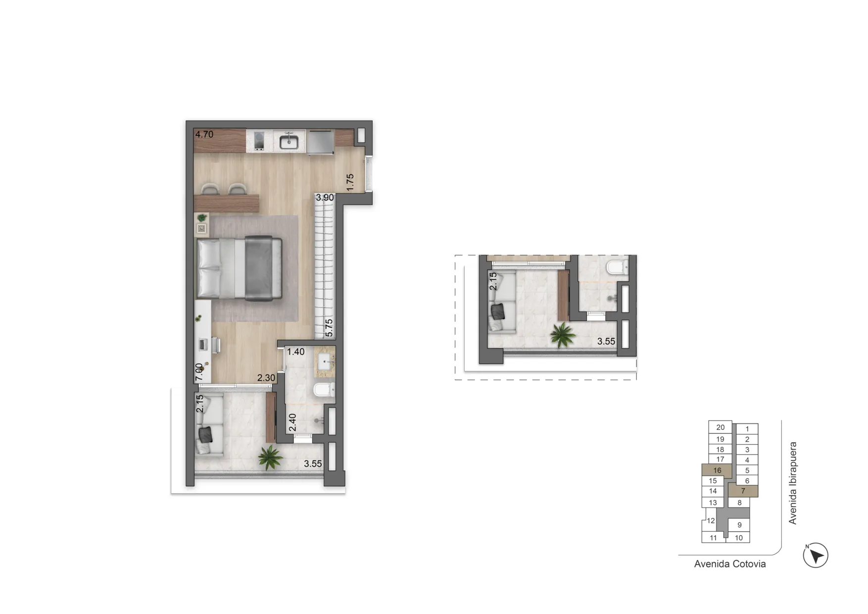LIS Moema Studios | Île Saint-Louis em Moema, São Paulo – foto 17