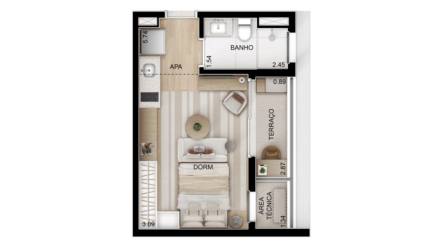 Studios Berrini em Brooklin, São Paulo – foto 6