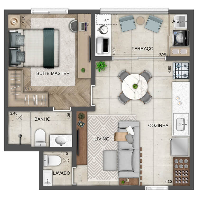Blue Home Resort Jockey em Butantã, São Paulo – foto 33