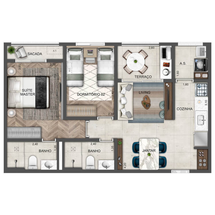Blue Home Resort Jockey em Butantã, São Paulo – foto 35