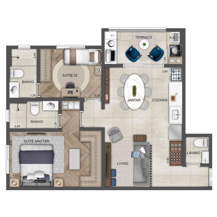 Blue Home Resort Jockey em Butantã, São Paulo – foto 41